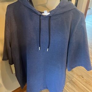 J. Jill Blue Hooded Top